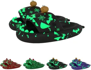 LELEBEAR Christmas Shark Slides, Santa Shark Slides, Shark Slides Glow in the Dark