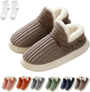 LELEBEAR Pluffi Cozy Stylish Slipper, Pluffi Slipper Booties, Winter Fuzzy Warm Lining Slippers for Women and Men