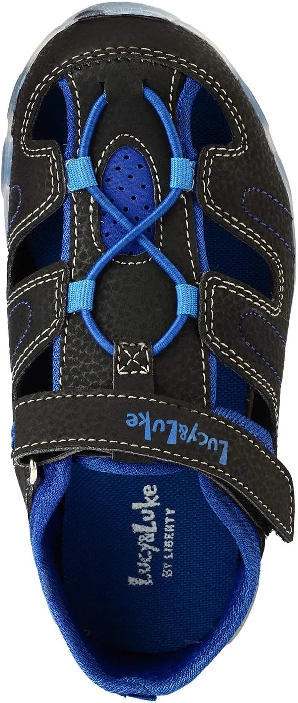 LIBERTYZENO Boys & Girls Manmade Leather Kids & Toddlers Adjustable Strap Fisherman Sandal Shoes for Prom Graduation