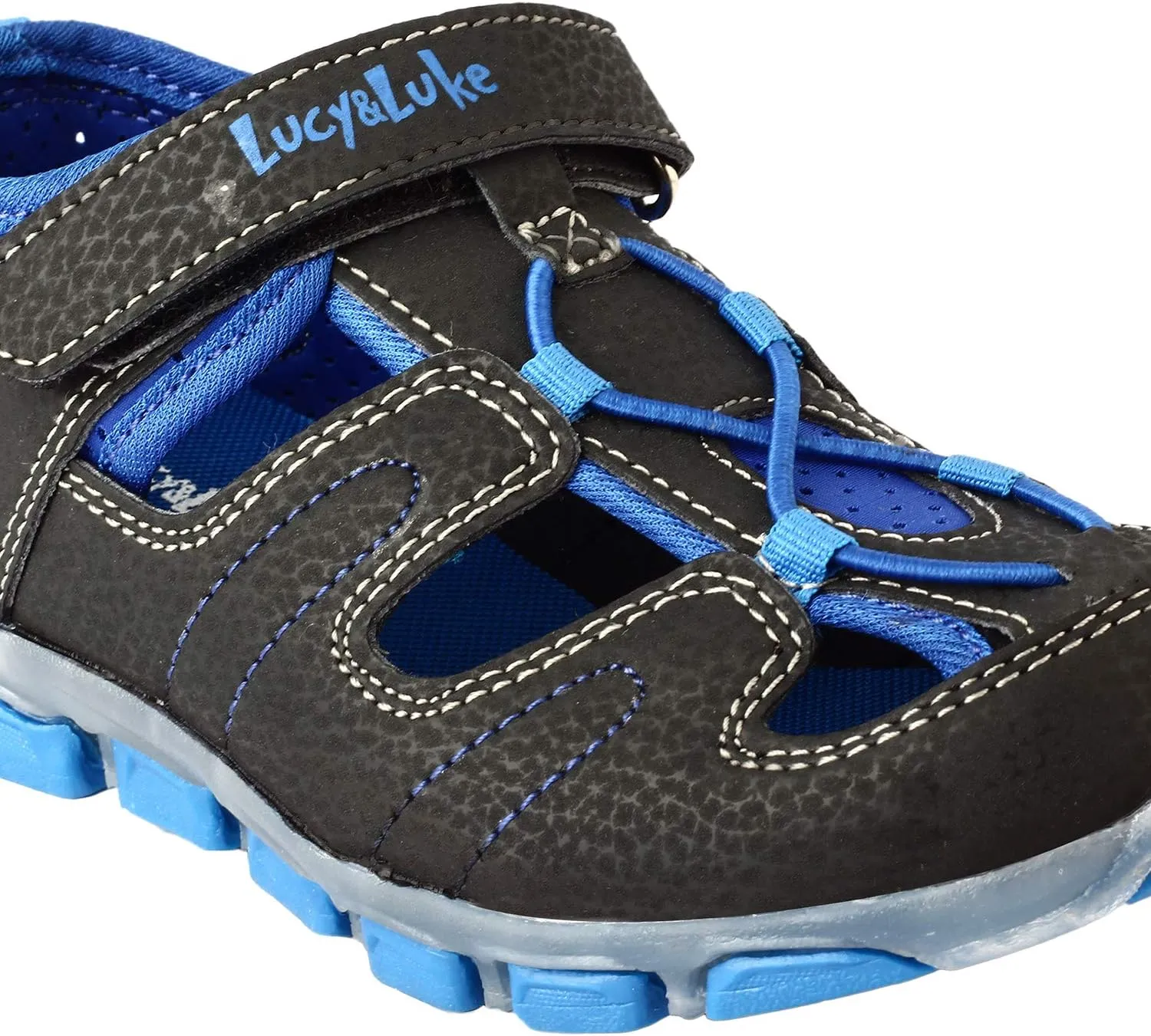LIBERTYZENO Boys & Girls Manmade Leather Kids & Toddlers Adjustable Strap Fisherman Sandal Shoes for Prom Graduation