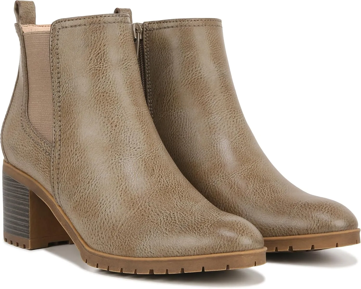 LifeStride Womens Mesa Boot Stone 8.5 M
