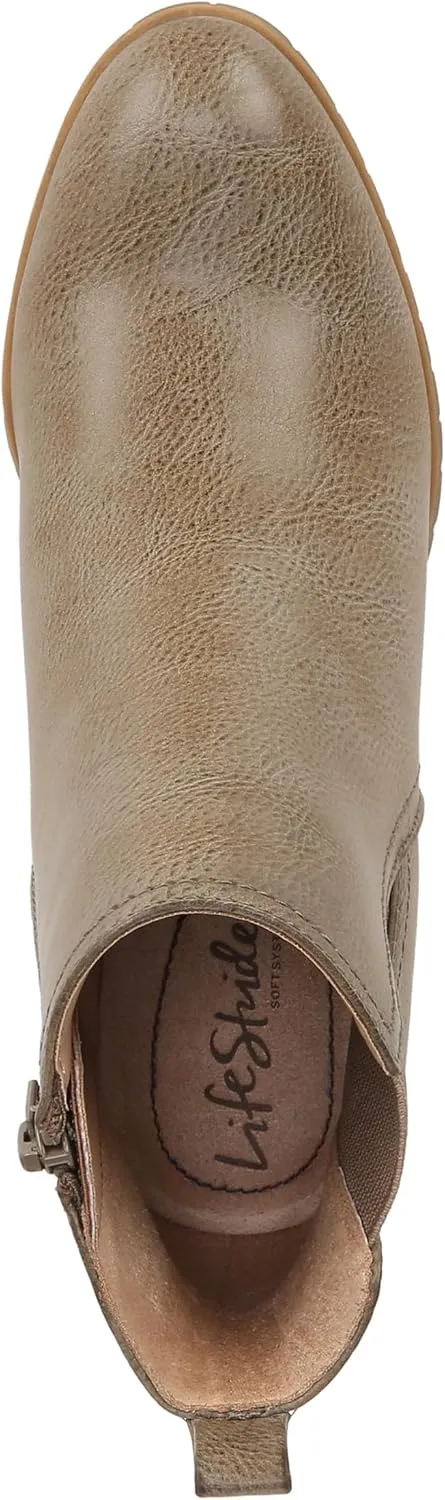 LifeStride Womens Mesa Boot Stone 8.5 M