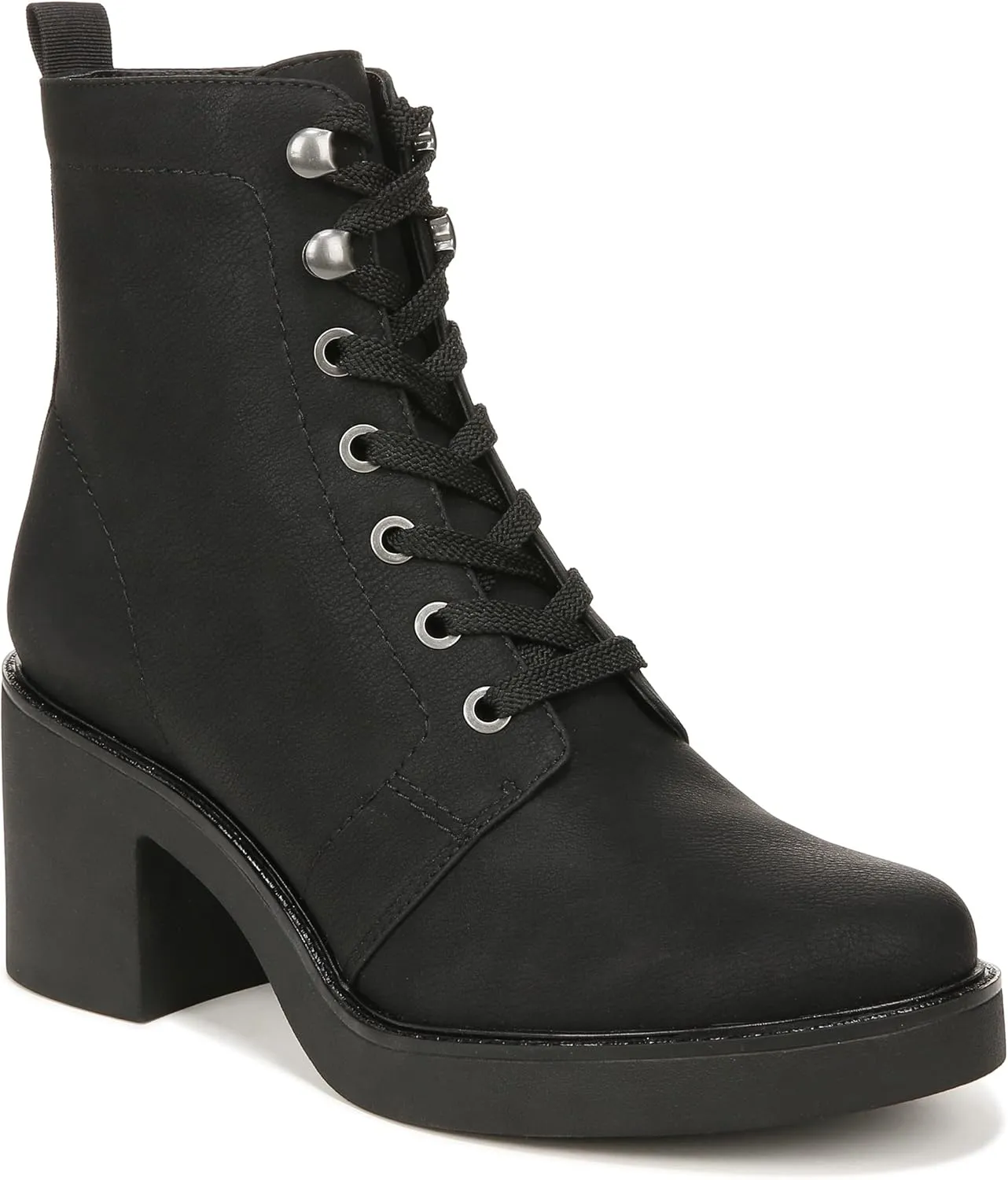 LifeStride Women's Rhodes Combat Block Heel Boot