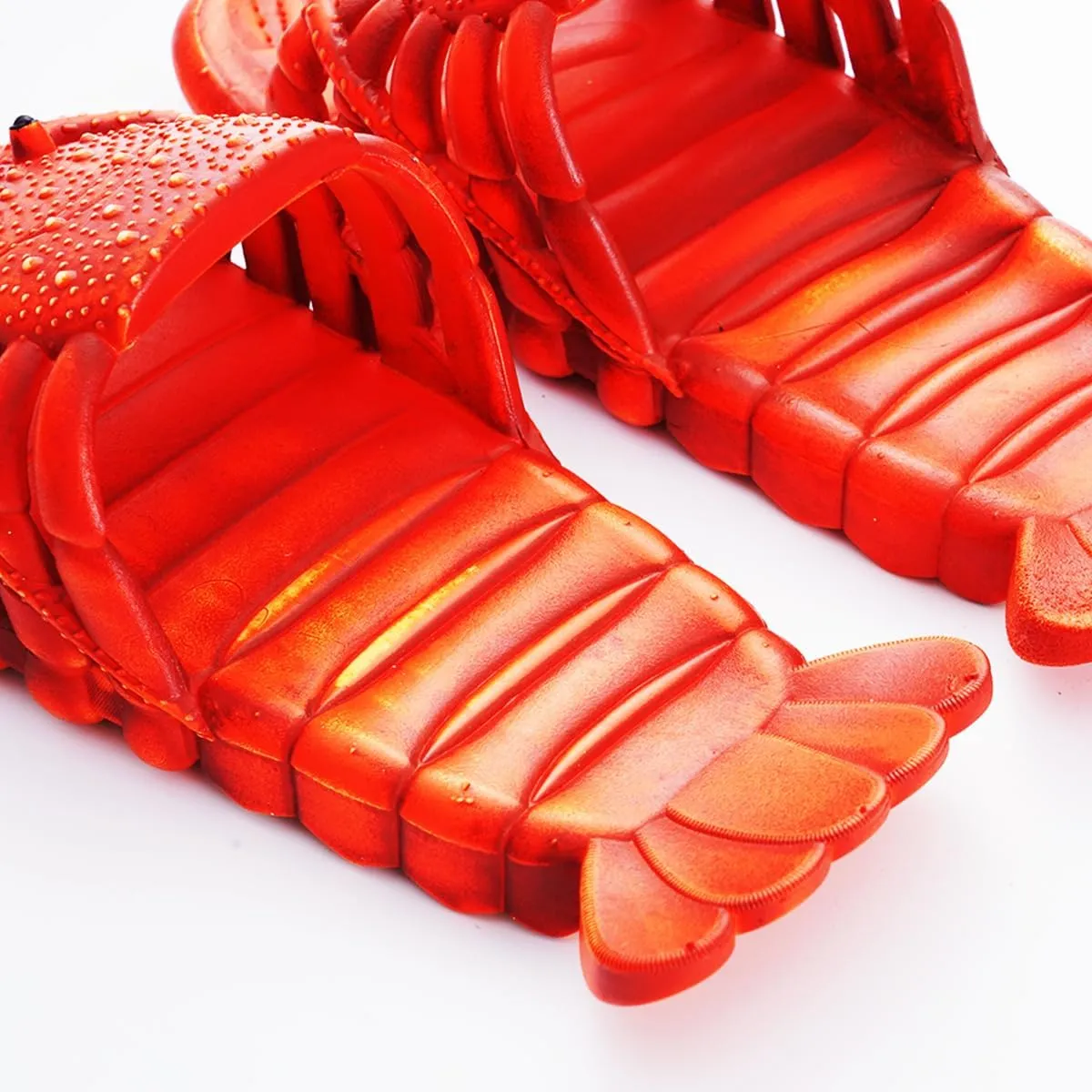 Lobster Flip Flops Unisex Lobster slides Fish Sandals Funny Slipper For Pool Beach Outdoor