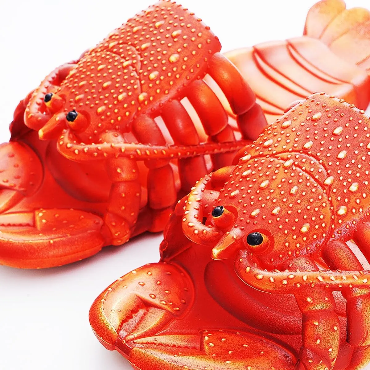 Lobster Flip Flops Unisex Lobster slides Fish Sandals Funny Slipper For Pool Beach Outdoor