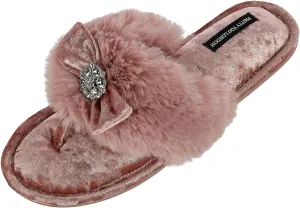 London Womens Toe Post Amelie - Mink