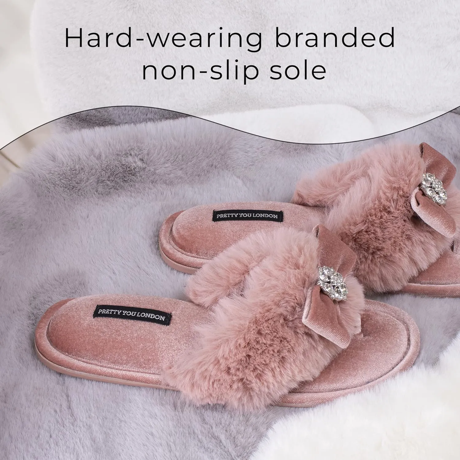 London Womens Toe Post Amelie - Mink