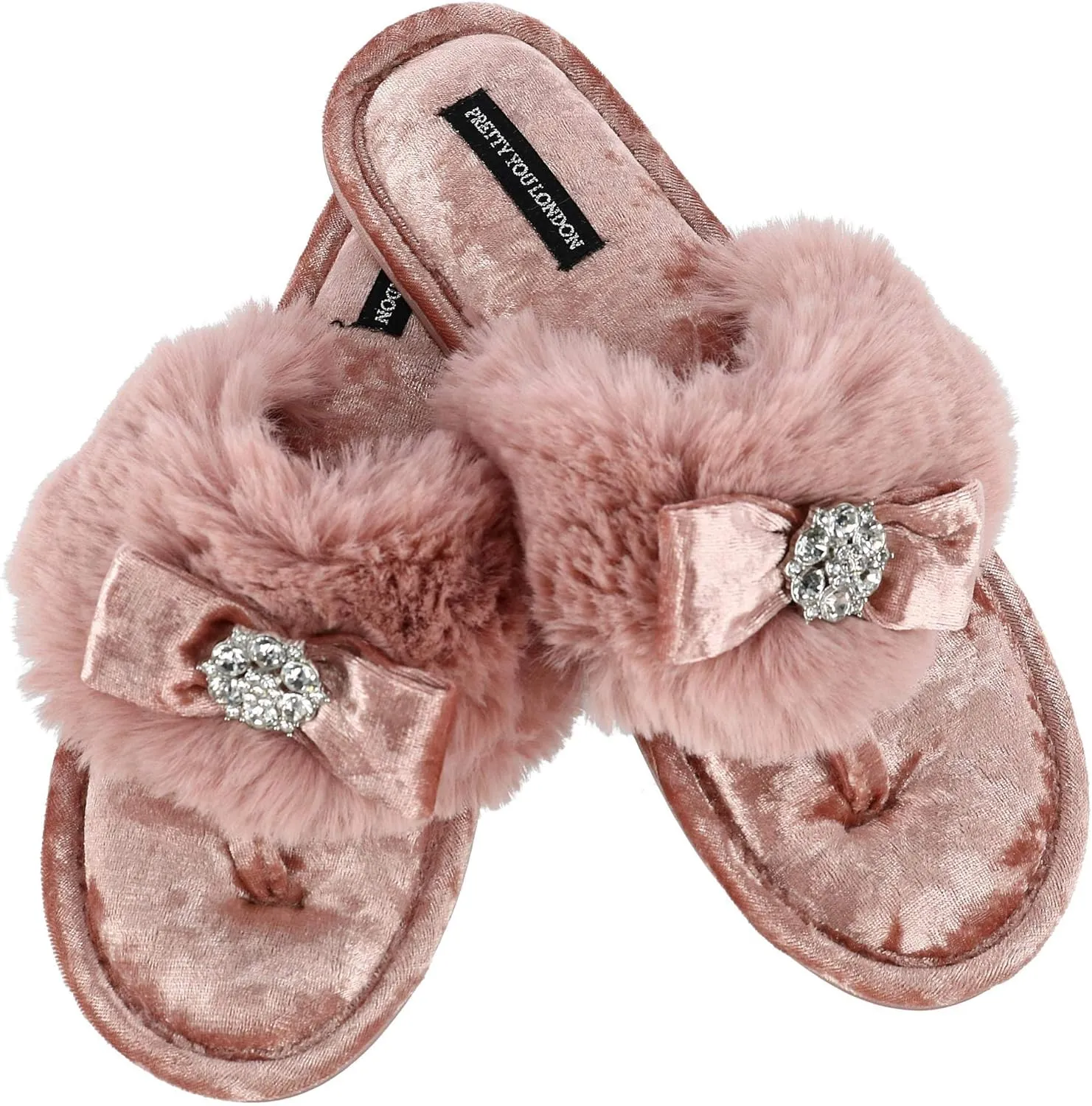 London Womens Toe Post Amelie - Mink