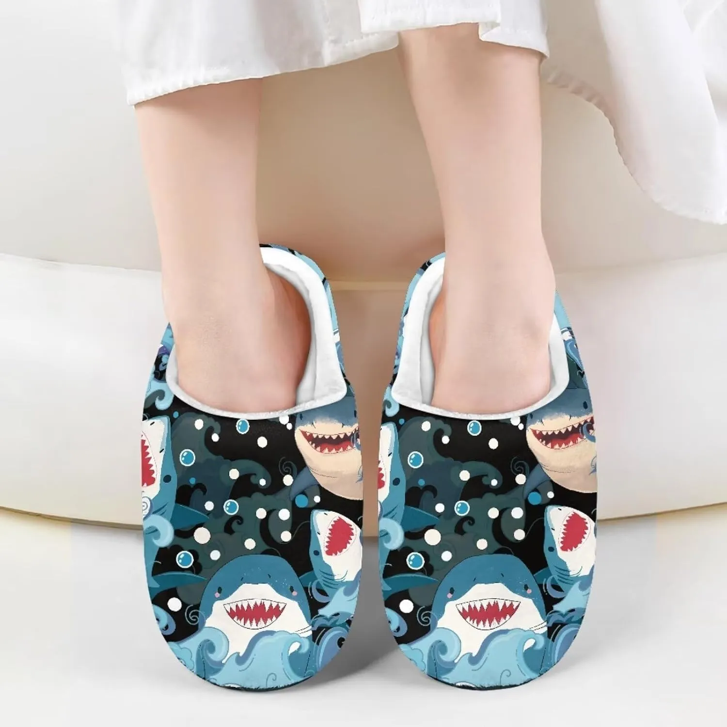 Lotusorchid Kids Slipper for Girls, Boys House Slipper Bedroom Slipper Warm Memory Foam Sleep Slipper Cozy Soft Winter Slipper