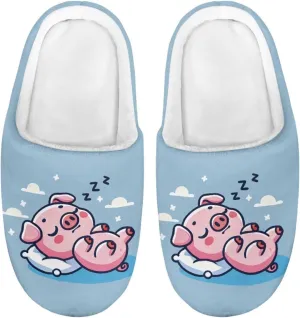 Lotusorchid Sleep Slipper for Kids, Warm Cozy Girls Bedroom Slipper Memory Foam House Slipper for Boys, Non Slip House Shoes Indoor Outdoor