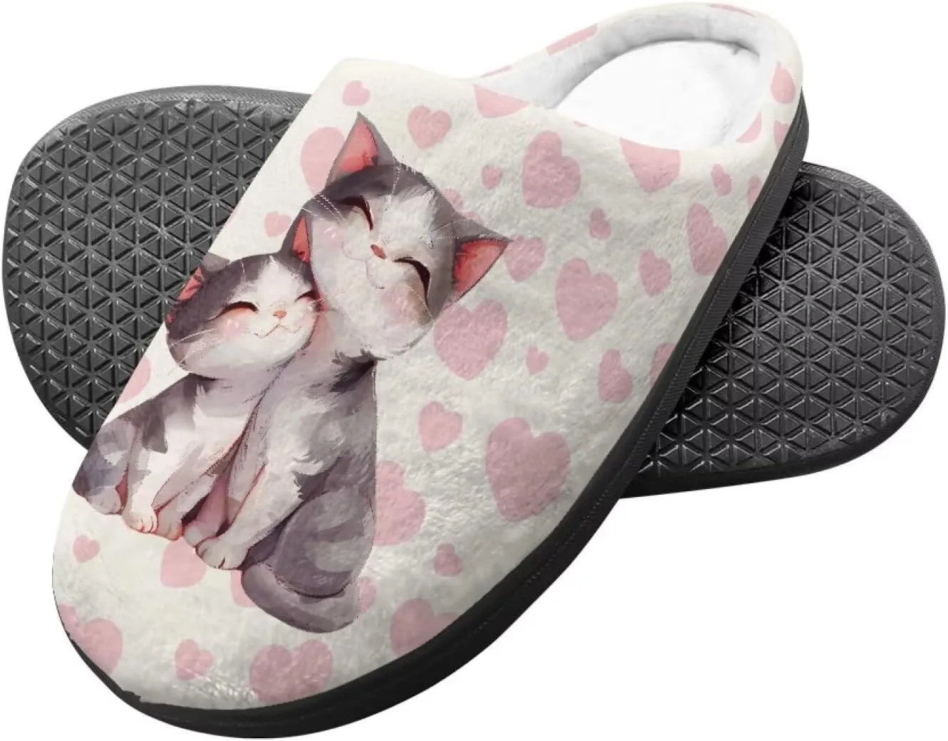 Lotusorchid Slippers for Kids Non Slip Fuzzy Warm Girls House Slipper Anti-Slip Boys Slippers Soft Bedroom Slipper