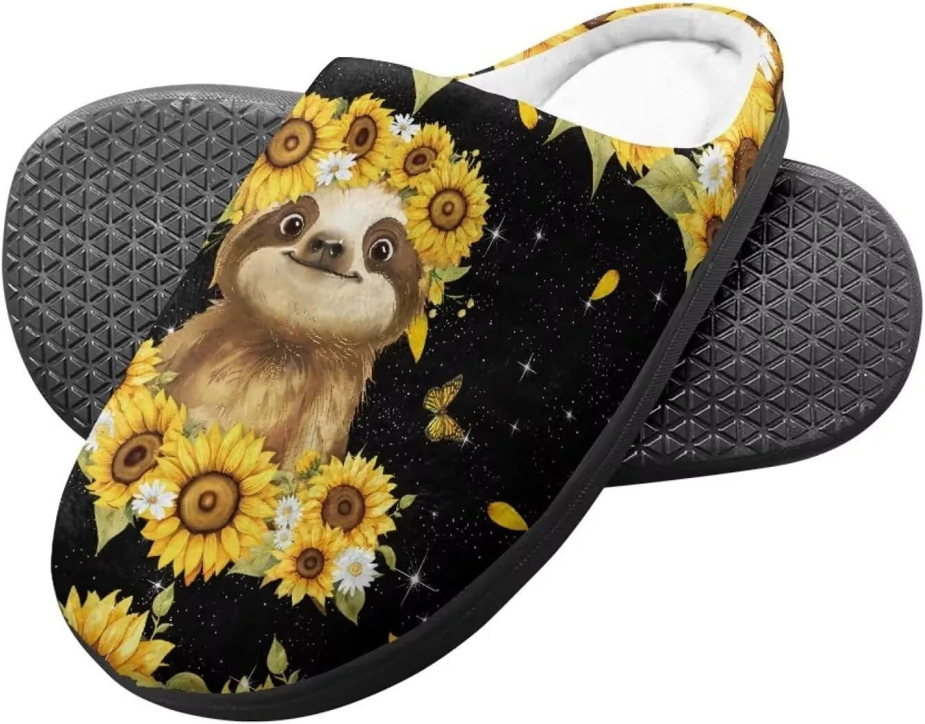 Lotusorchid Slippers for Kids, Soft Cushion House Slipper for Girls, Cozy Closed Toe Bedroom Slipper for Boys, Fuzzy Sleep Slippers