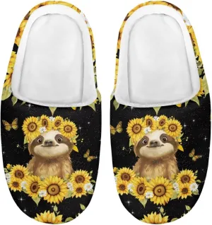 Lotusorchid Slippers for Kids, Soft Cushion House Slipper for Girls, Cozy Closed Toe Bedroom Slipper for Boys, Fuzzy Sleep Slippers