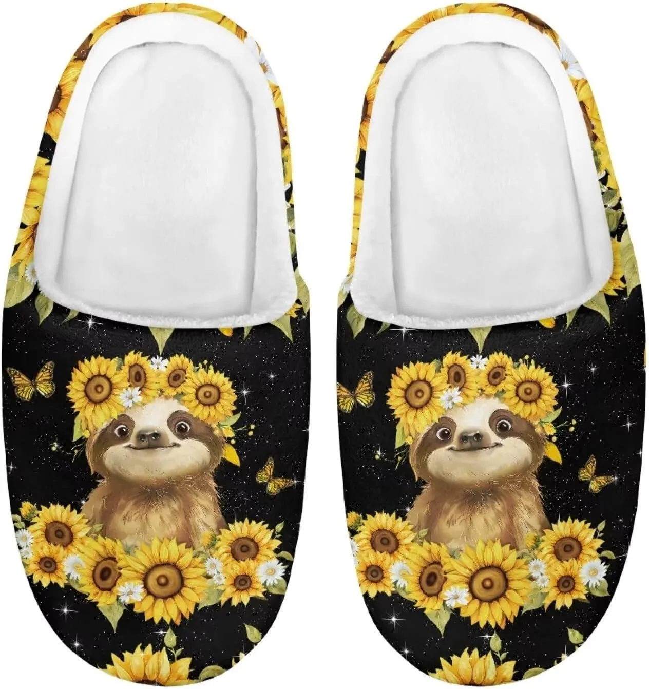 Lotusorchid Slippers for Kids, Soft Cushion House Slipper for Girls, Cozy Closed Toe Bedroom Slipper for Boys, Fuzzy Sleep Slippers