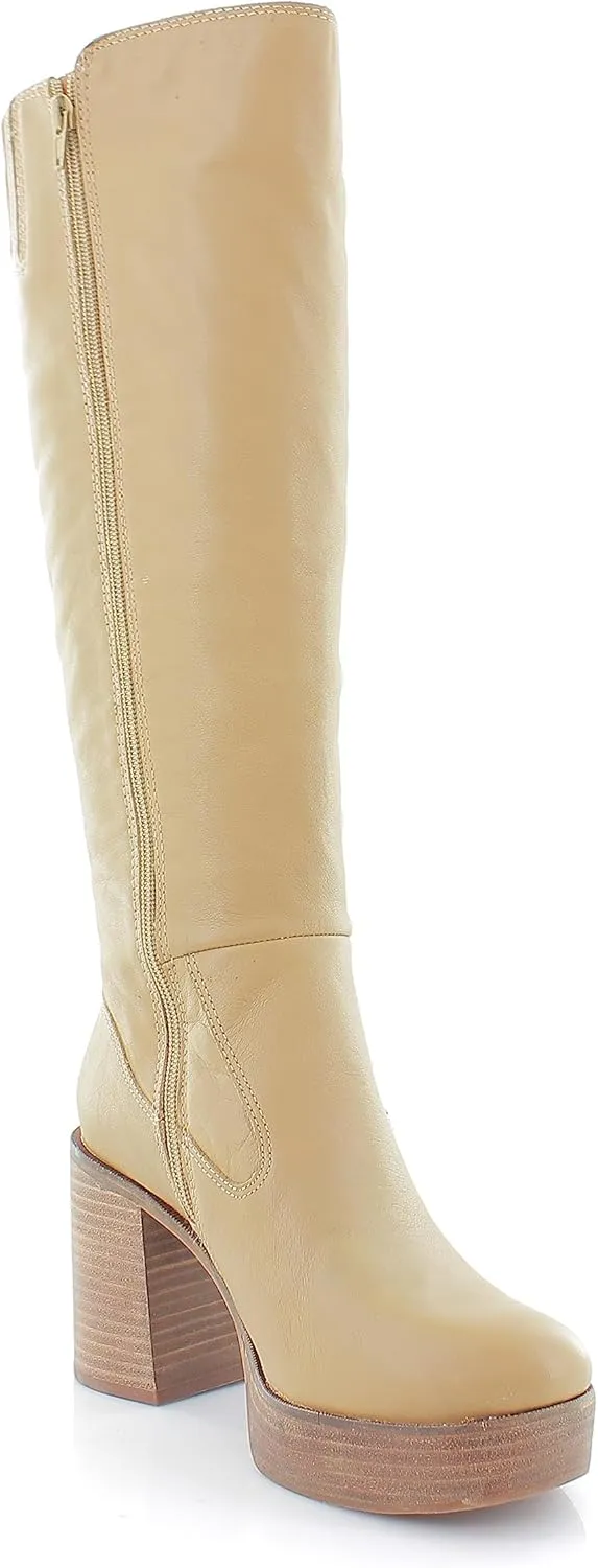 Lucky Brand Women's Odillie Platform Knee High Boot Fashion