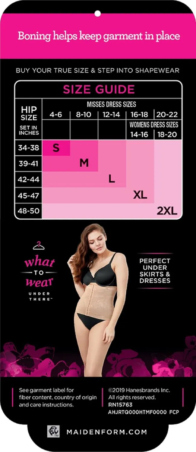 Maidenform Women's Shapewear Waist Nipper Ultra Firm Control Trainer