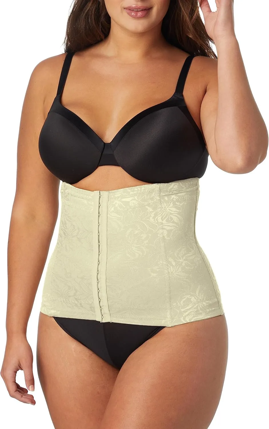 Maidenform Women's Waist Trainer Shapewear, Tummy Control Waist Cincher with Lace, Ultra Firm Control Corset