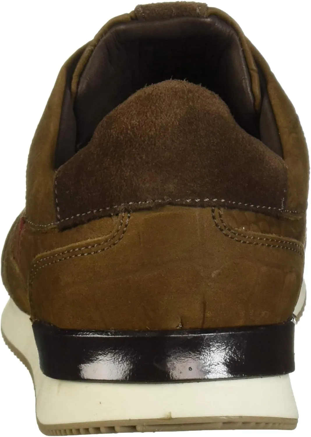 Marc Joseph New York Men's Leather Made in Brazil Luxury Fashion Trainer Croco Detail Sneaker