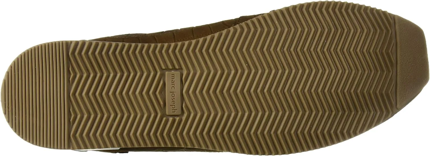 Marc Joseph New York Men's Leather Made in Brazil Luxury Fashion Trainer Croco Detail Sneaker