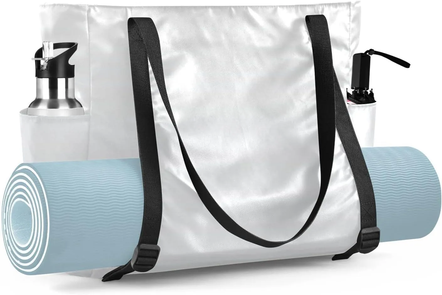 MCHIVER Phoenix Start Gradient Yoga Bag for Women Yoga Mat Carrier Fits All Your Stuff Large Pilates Gym Bag