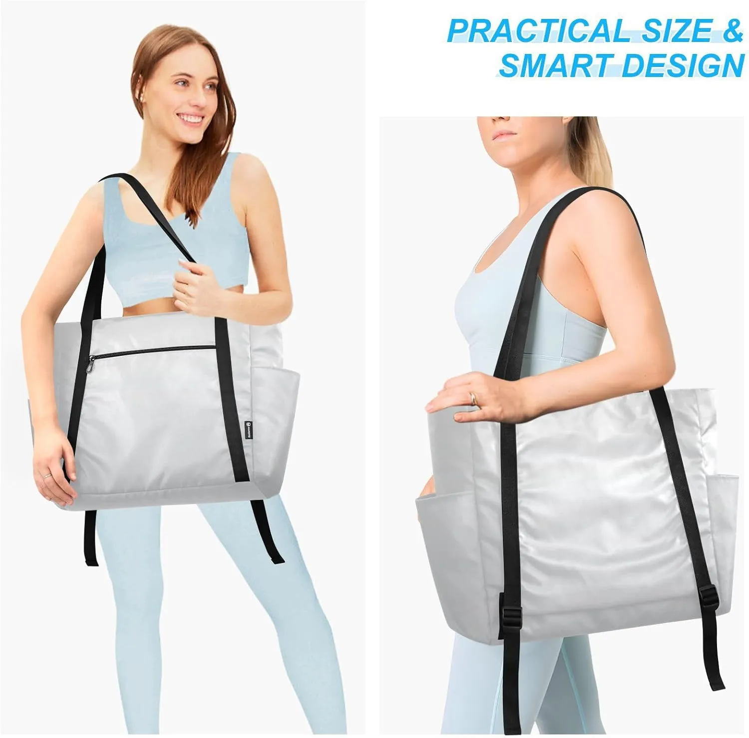 MCHIVER Phoenix Start Gradient Yoga Bag for Women Yoga Mat Carrier Fits All Your Stuff Large Pilates Gym Bag