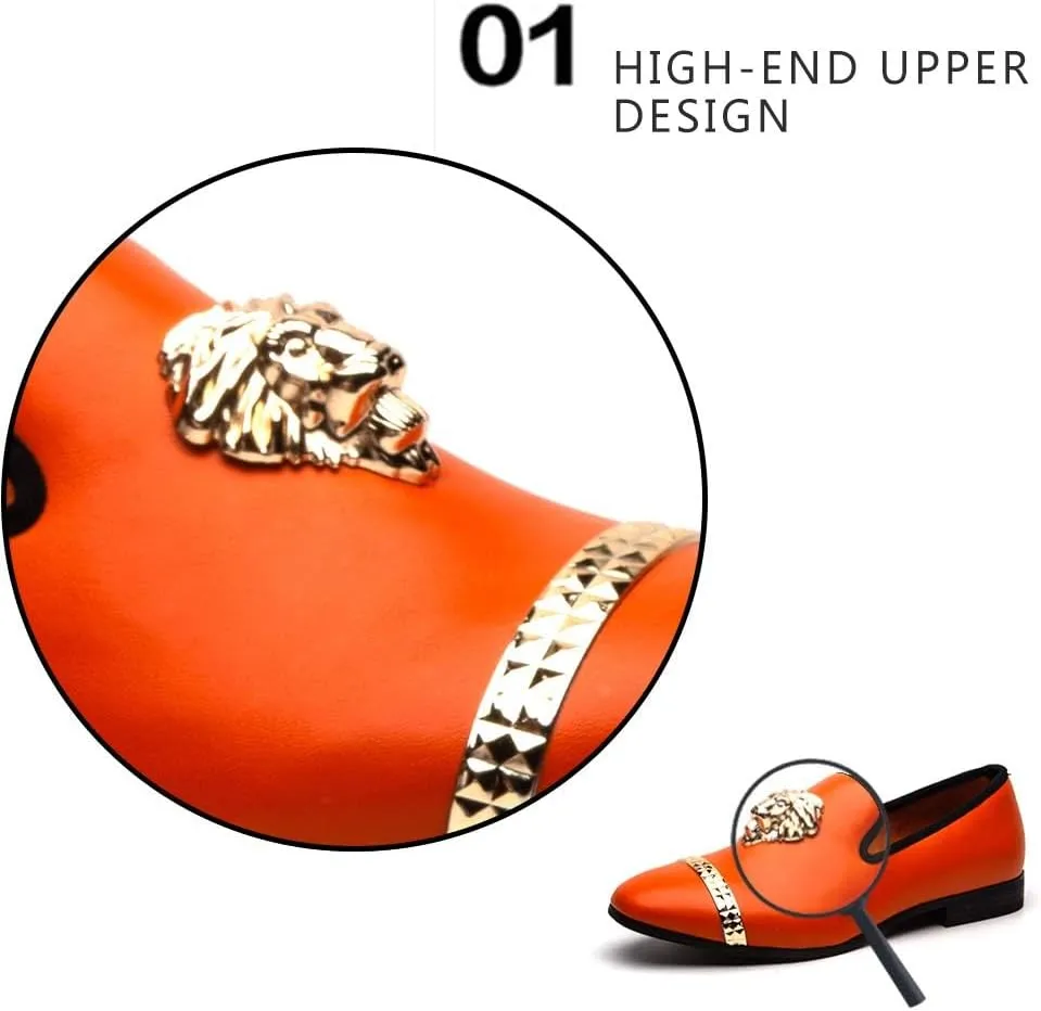 Meijiana Men Loafers Men Luxury Wedding Dress Shoes Fashion Party Shoes for Men