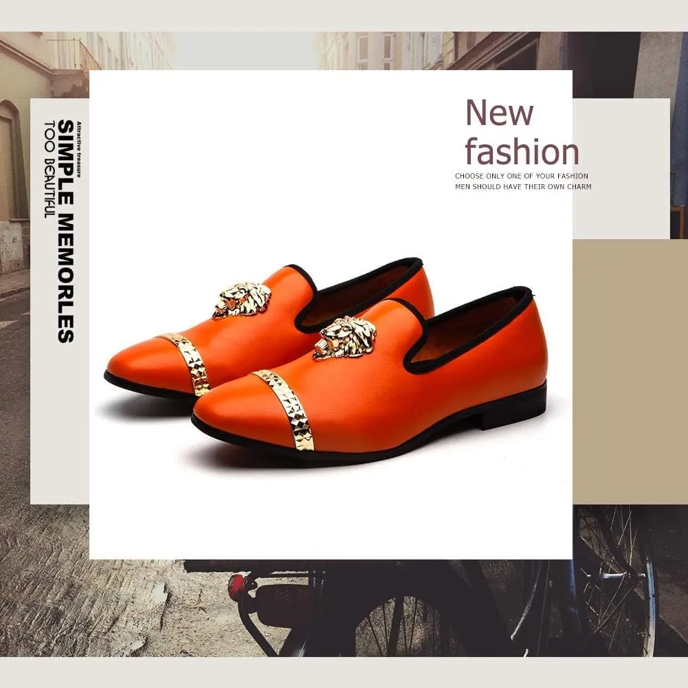 Meijiana Men Loafers Men Luxury Wedding Dress Shoes Fashion Party Shoes for Men