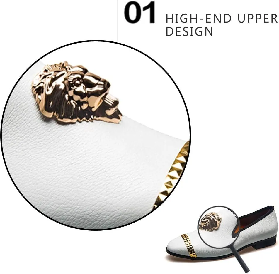 Meijiana Men Loafers Men Luxury Wedding Dress Shoes Fashion Party Shoes for Men