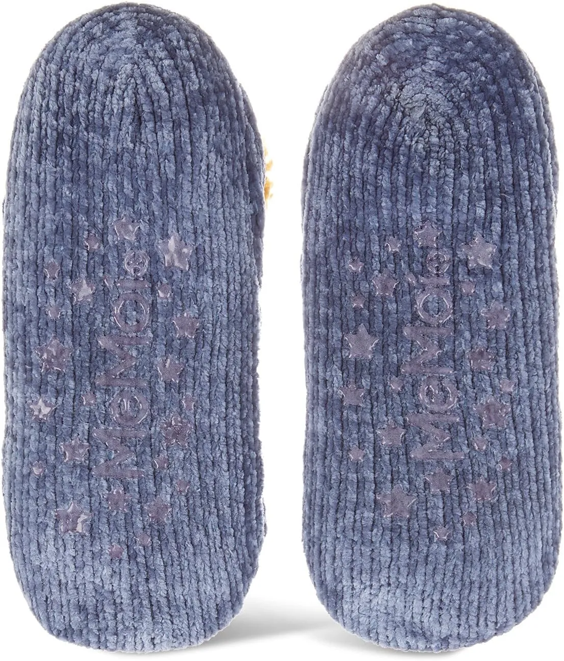 MeMoi Women's Cozy Daisies Chenille Sherpa Lined Slippers