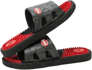 Men age Slippers For Plantar Fasciitis, Acupressure age ls Foot Reflexology age Slippers Non-Slip Home Shower age Shoes Arthritis Neuropathy Pain Relief (Color : Red, Size : 7.