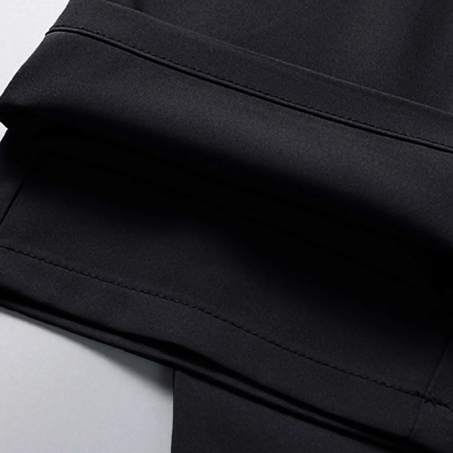 Men Combat Cargo Pants Casual Cotton Stretchy Linen Pant Cuffed Hem Sweatpants Joggers Loose Fit Yoga Sweat