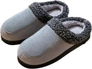 Men House Leather Slippers Non Slip Cotton Linen Indoor and Outdoor Home Slipper Sandals Open Toe Anti Scuffs Slipper