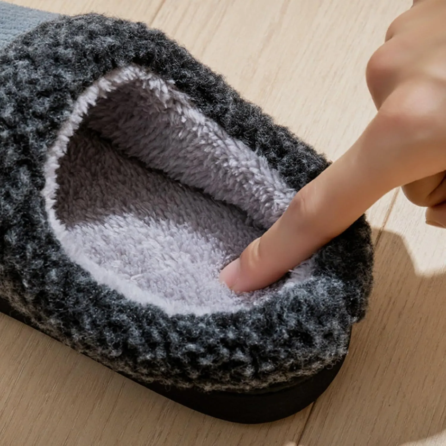 Men House Leather Slippers Non Slip Cotton Linen Indoor and Outdoor Home Slipper Sandals Open Toe Anti Scuffs Slipper