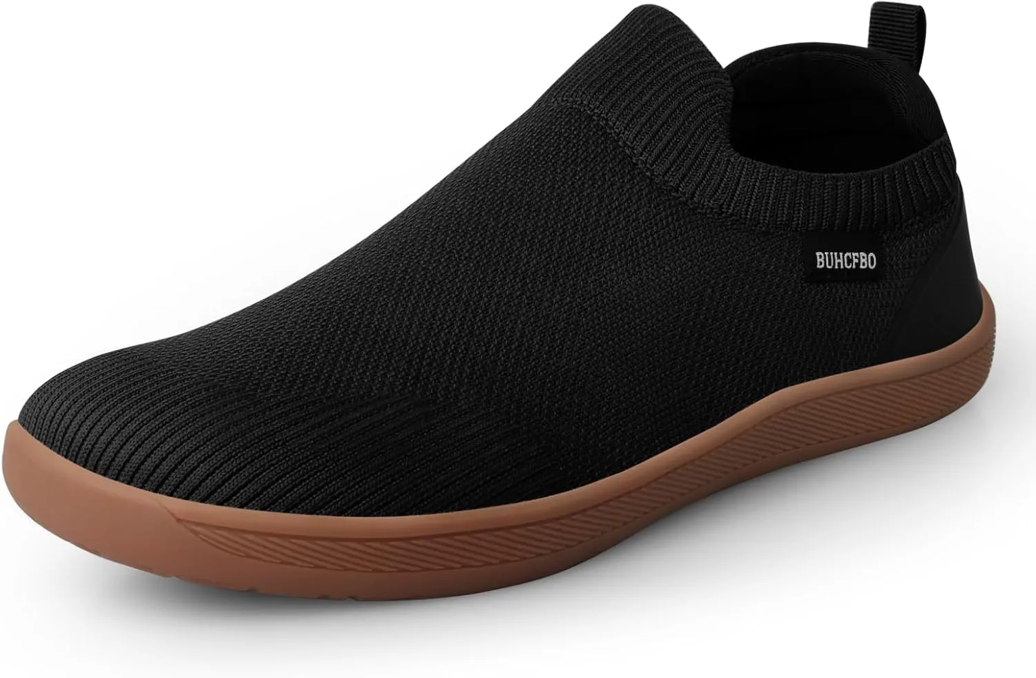 Men's Barefoot Shoes Minimalist Slip on Cross-Trainer Shoes Wide Toe Walking Shoes Zero Drop Sole Trail Running Sneakers Gym Workout Casual