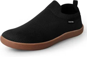 Men's Barefoot Shoes Minimalist Slip on Cross-Trainer Shoes Wide Toe Walking Shoes Zero Drop Sole Trail Running Sneakers Gym Workout Casual