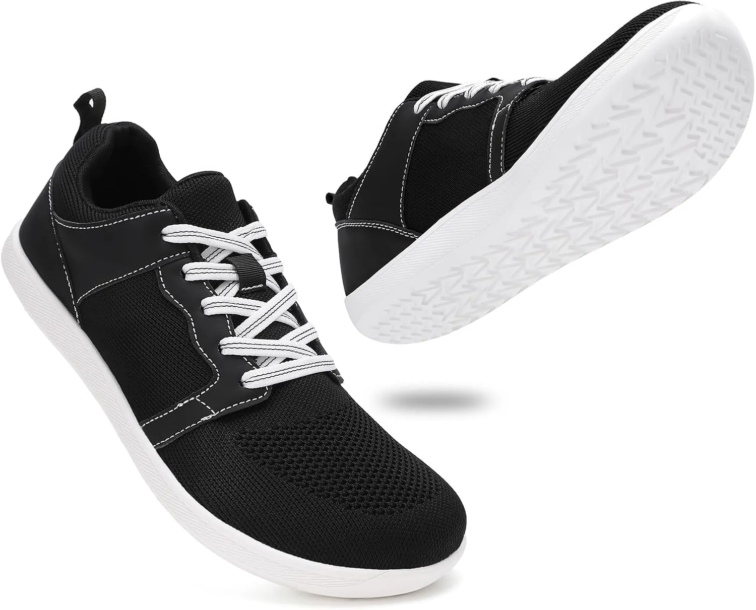 Men's Barefoot Shoes Wide Toe Walking Shoes Minimalist Cross-Trainer Shoes Zero Drop Sole Breathable Trail Running Sneakers