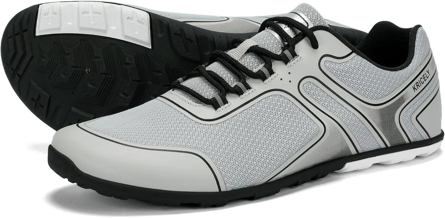 Men's Hike Barefoot Shoes | Wide Toe Box Minimalist Shoes for Gym Workout | Grounded Footwear Cross-Trainer Athletic Sneakers