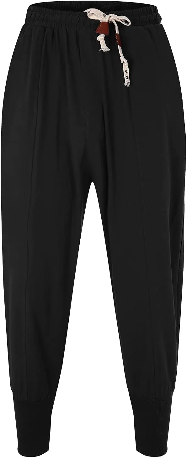 Men's Pants Casual Plus Size Jogger Gym Athletic Sweatpants Loose Elasticated Waistband Lounge Pant