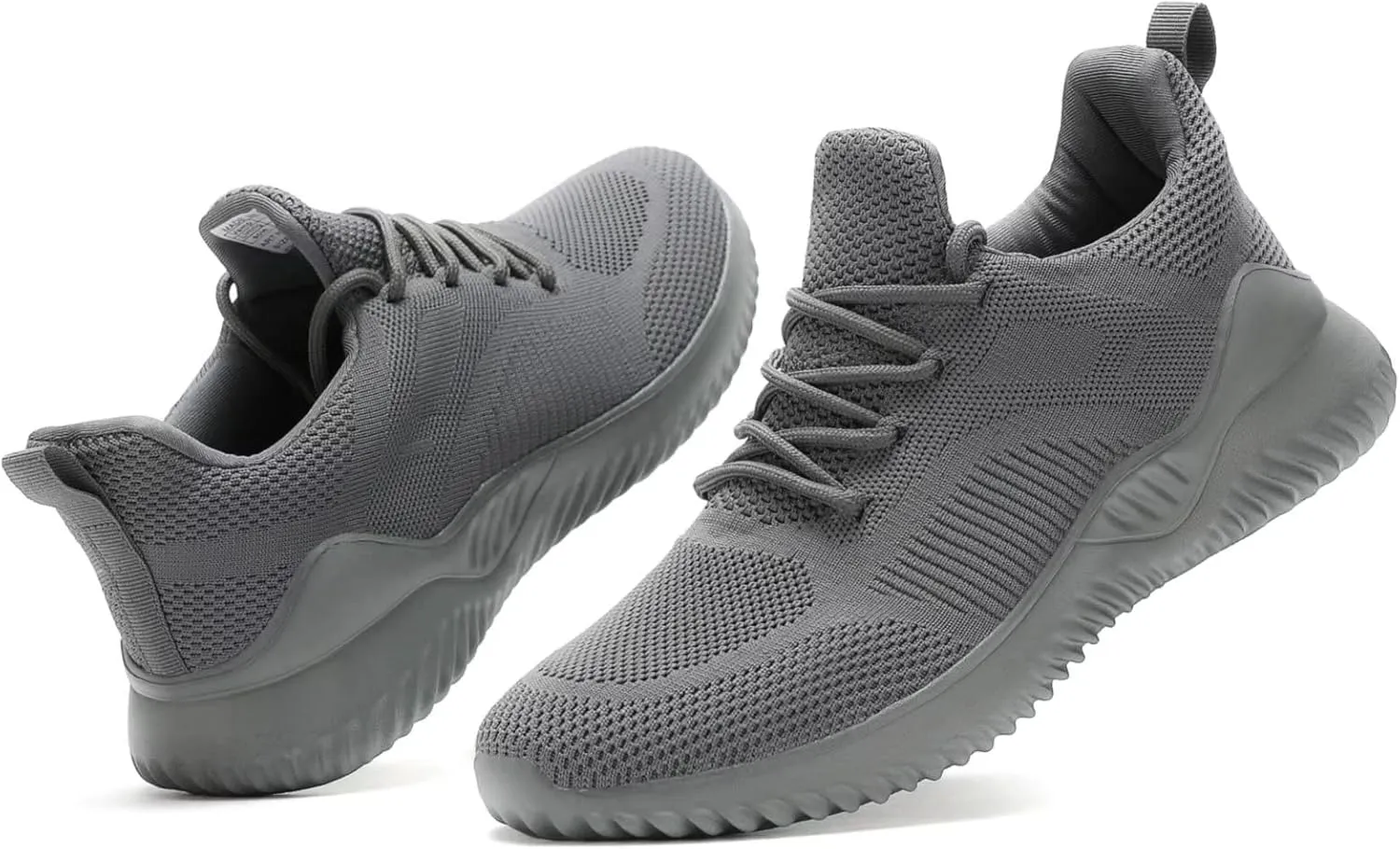 Mens Running Shoes Slip on Walking Tennis Sneakers Lightweight Breathable Mesh Workout Casual Sports Shoes Soft Sole