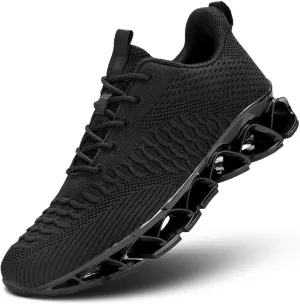 Men's Slip on Walking Running Shoes Blade Tennis Casual Fashion Sneakers Comfort Non Slip Work Sport Athletic Trainer