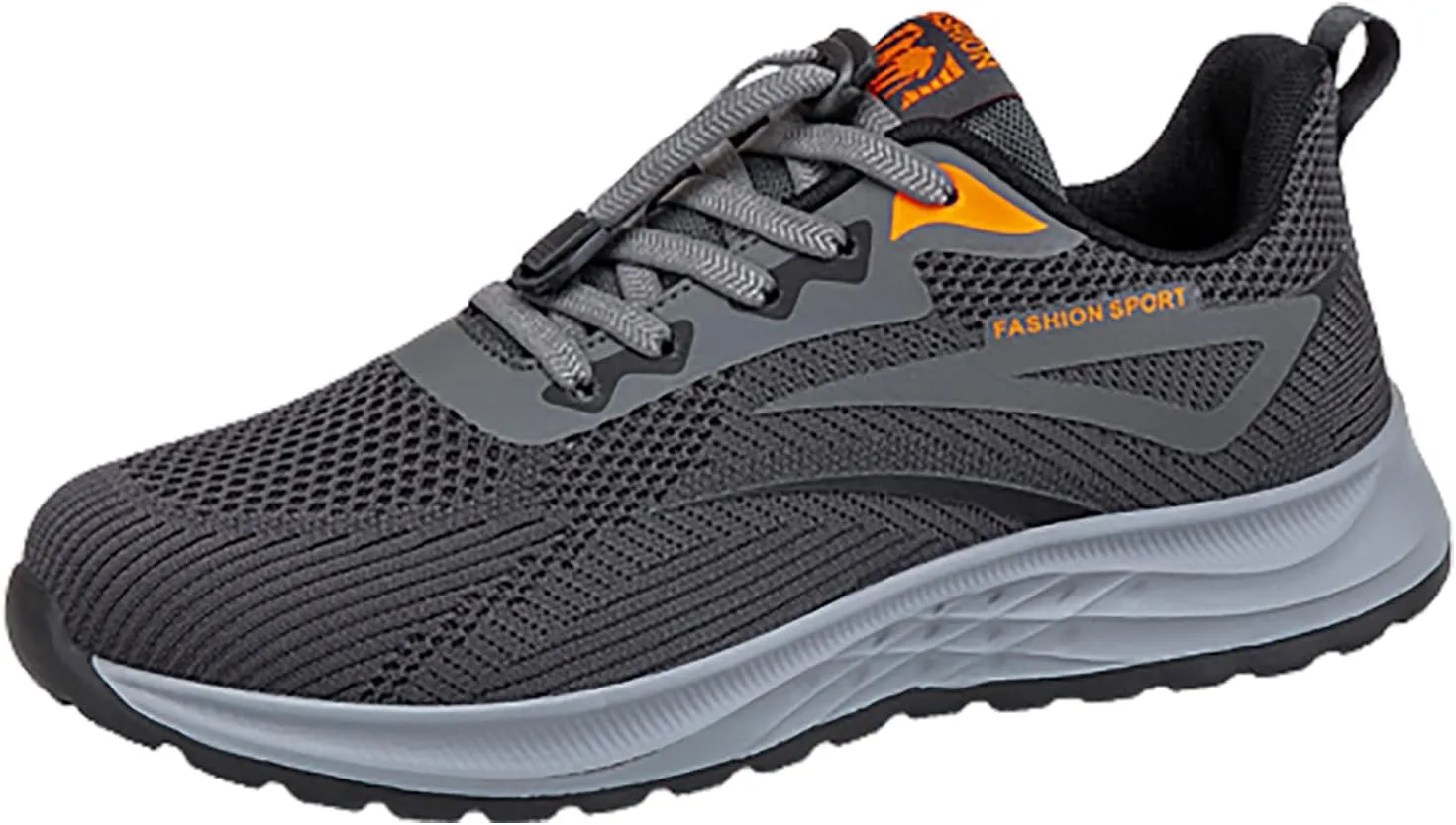 Men's Stretch Memory Foam Shoes Breathable Casual Comfortable Walking Sneaker Breathable Lace Up Shoes for Men