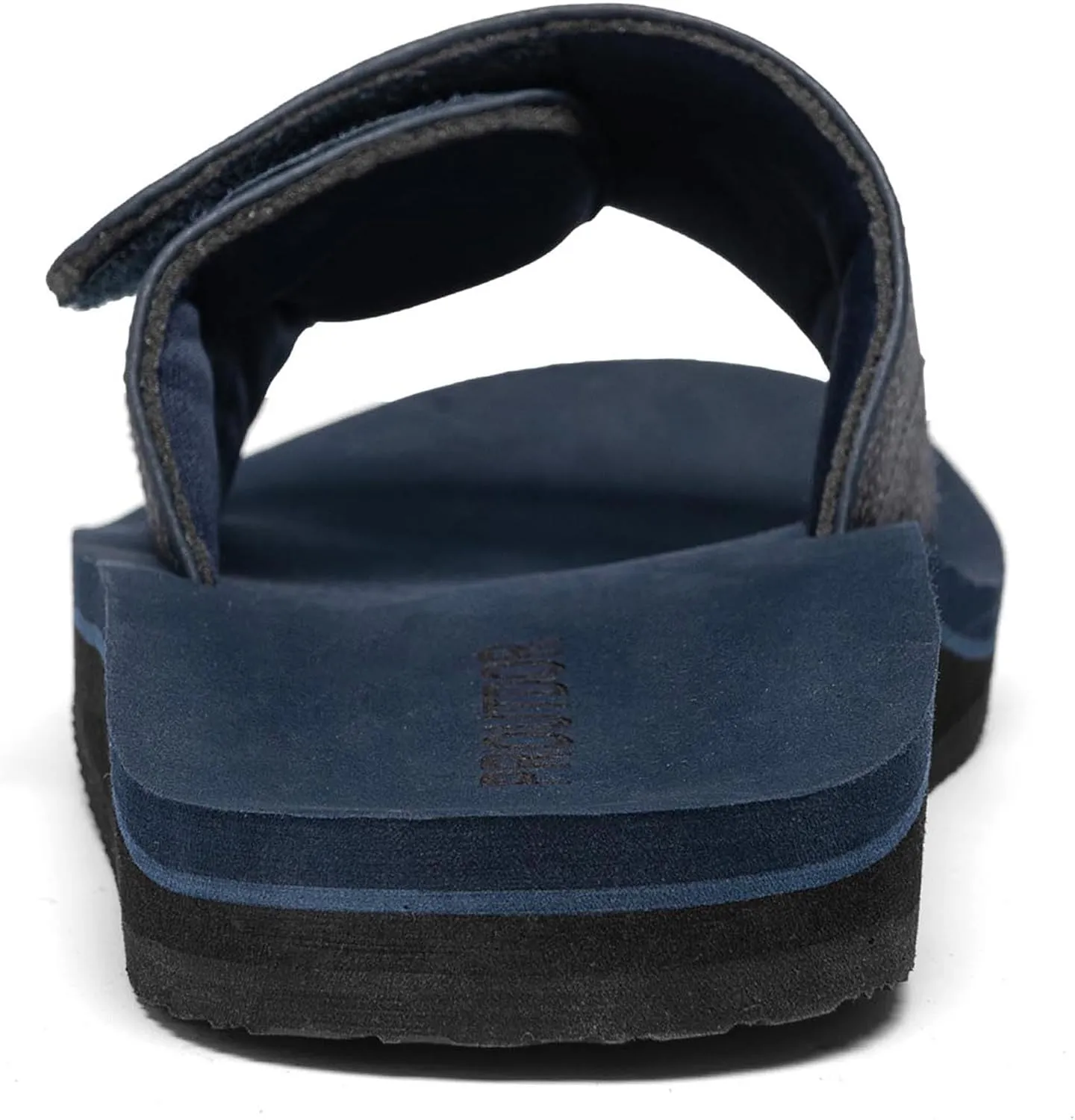 Men's Wide Slide Ergonomic Sandals Fully Adjustable Strap & Comfort Fit Orthotic Arch Support Athletic Sandals with Soft Cushion Footbed