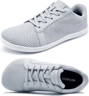 Men's Wide Walking Shoes Barefoot Sneakers Minimalist Running Shoes Zero Drop Sole Trainer Breathable Casual Athletic Shoe