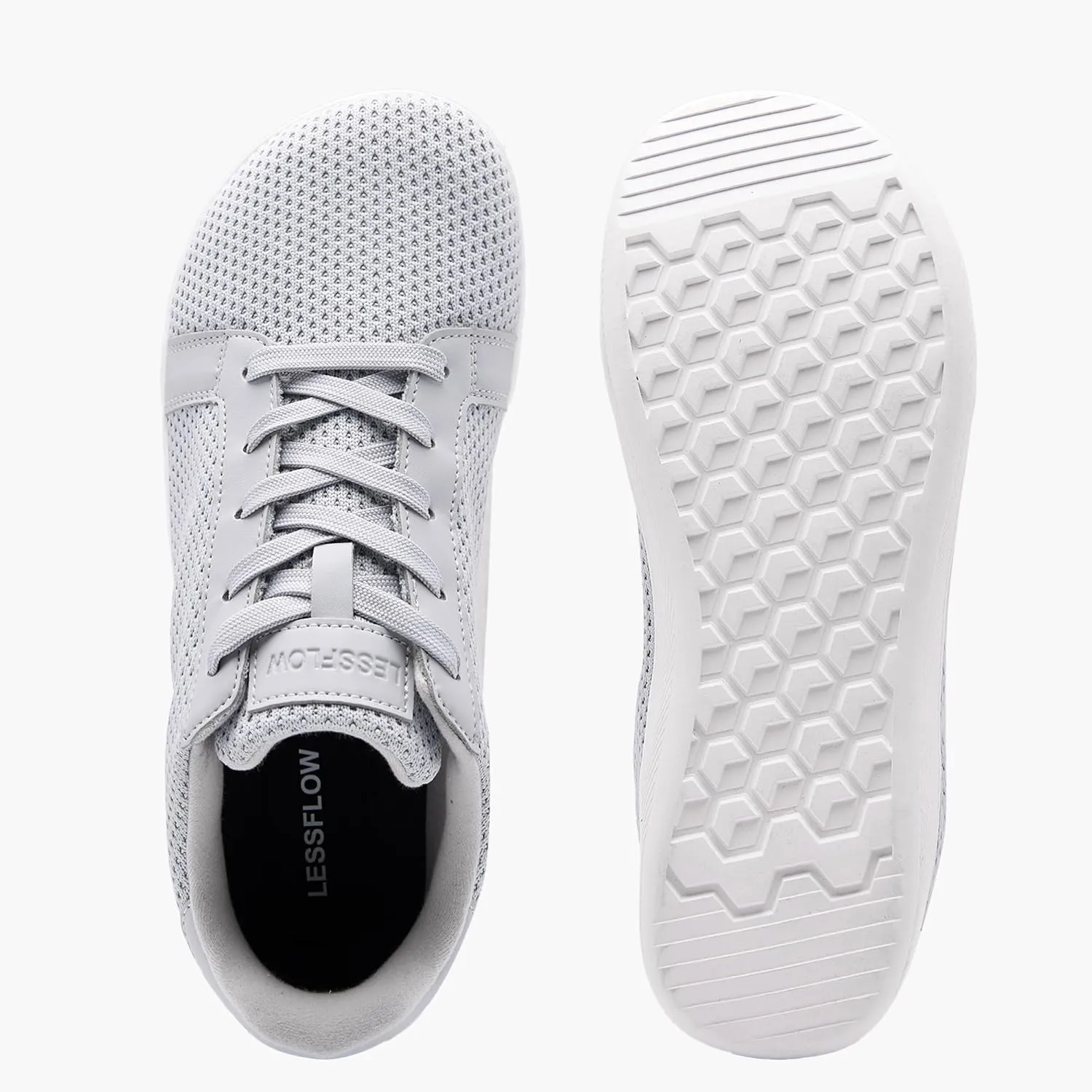 Men's Wide Walking Shoes Barefoot Sneakers Minimalist Running Shoes Zero Drop Sole Trainer Breathable Casual Athletic Shoe