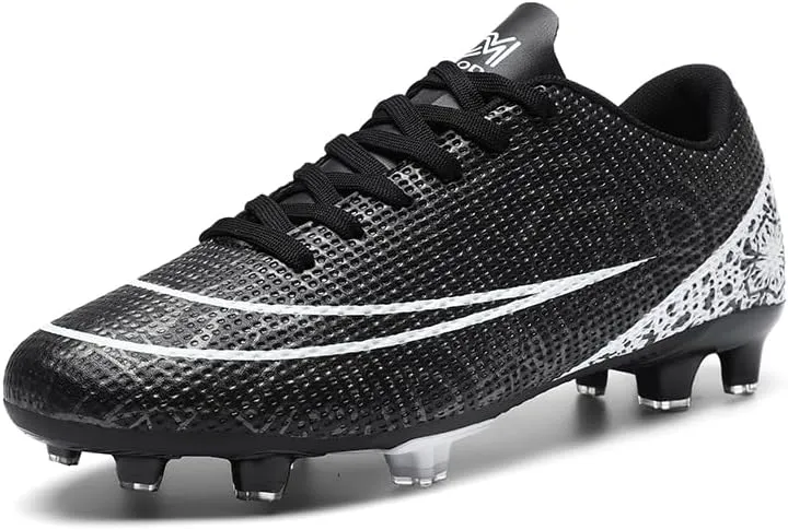 Men's Womens Turf Trainer Soccer Sport Flexible Athletic Lace Up Light Weight Outdoor Cleats Football Soccer Shoes