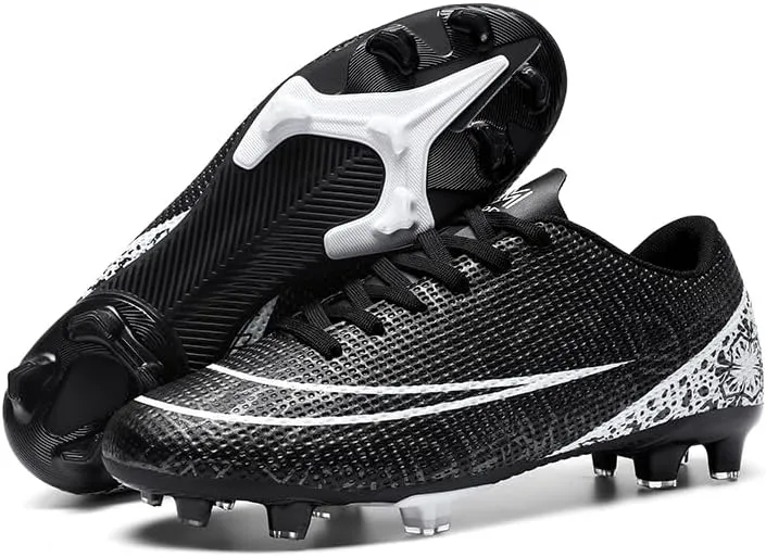 Men's Womens Turf Trainer Soccer Sport Flexible Athletic Lace Up Light Weight Outdoor Cleats Football Soccer Shoes