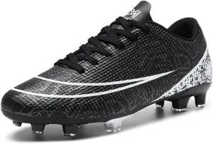 Men's Womens Turf Trainer Soccer Sport Flexible Athletic Lace Up Light Weight Outdoor Cleats Football Soccer Shoes