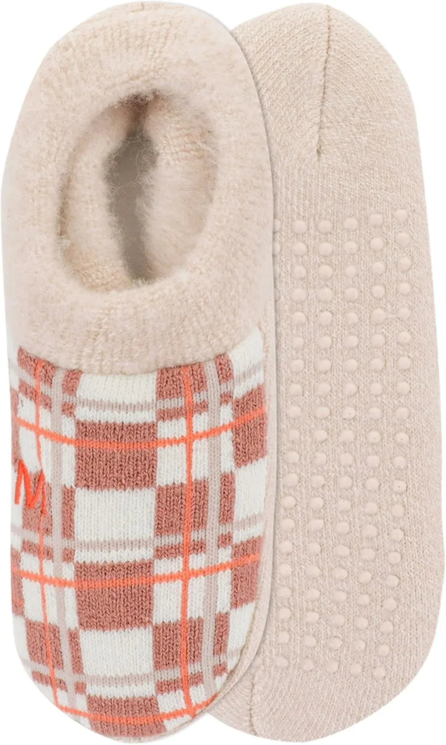 Merrell Unisex Adult Cozy Gripper Low Cut Slipper Socks - Unisex Soft Brushed Inner Layer and Full Cushion
