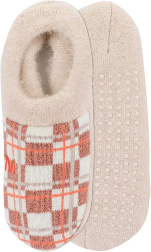 Merrell Unisex Adult Cozy Gripper Low Cut Slipper Socks - Unisex Soft Brushed Inner Layer and Full Cushion
