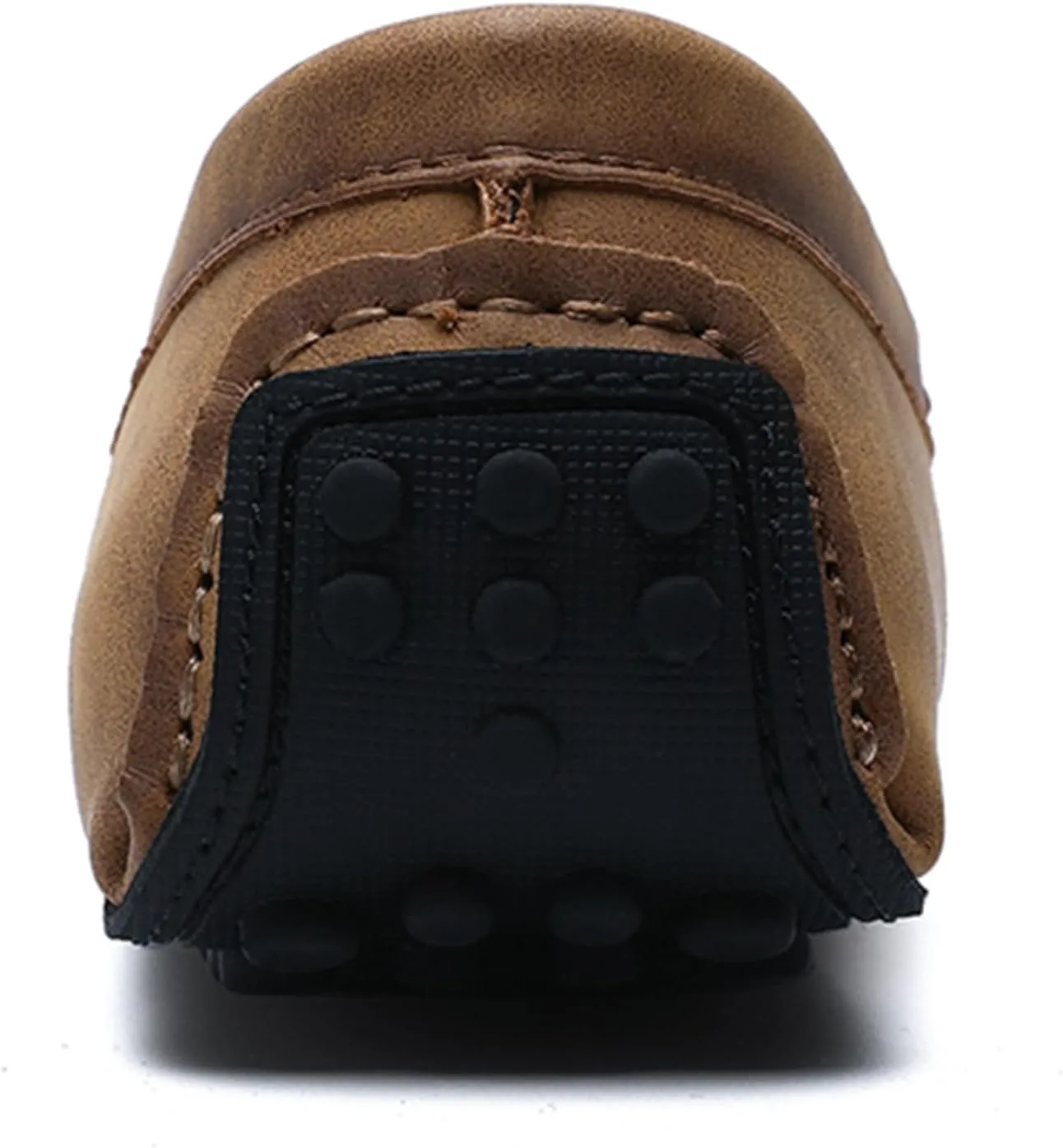 Minishion Boys Mens Casual Shoes Slip on Loafers Walking Driving Moccasins with Buckle YY001